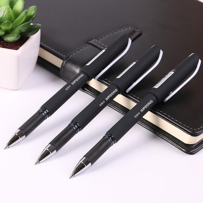 Deli 0.5mm Qality Black Gel Ink Pen Stationery Korean School Office Writing Supplies