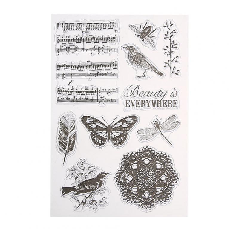 Clear Stamp for Scrapbooking Paper Cards Making Transparent Silicone Rubber Stamps Seals DIY Photo