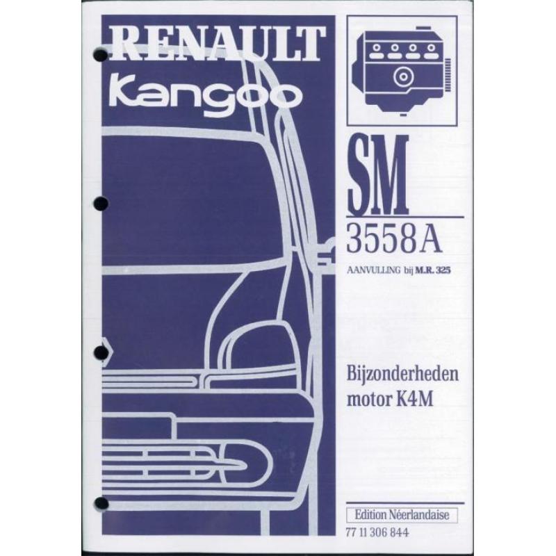 Renault Kangoo Werkplaatshandboek Nederlands 1998 - 2003