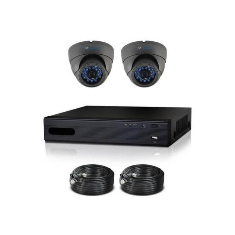 Videobewaking - 2 bewakingscamera - compleet set