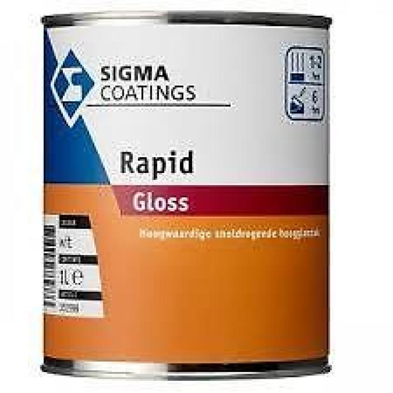 Sigma Rapid Gloss is een sneldrogende, hoogglanzende lakverf