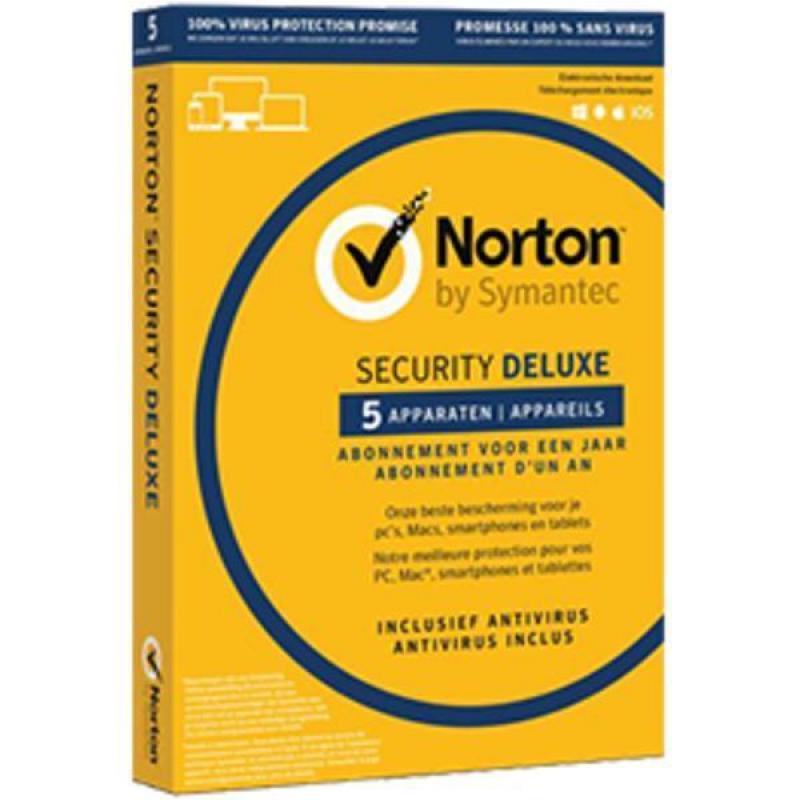 Norton Security Deluxe 5-Devices 1 jaar
