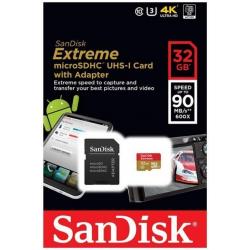 SanDisk Extreme Micro SD 32GB 90MB/s Geheugenkaart *SALE*