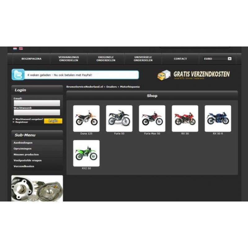 [BROMFIETSSHOP.NL] Alle MOTORHISPANIA online bestellen!