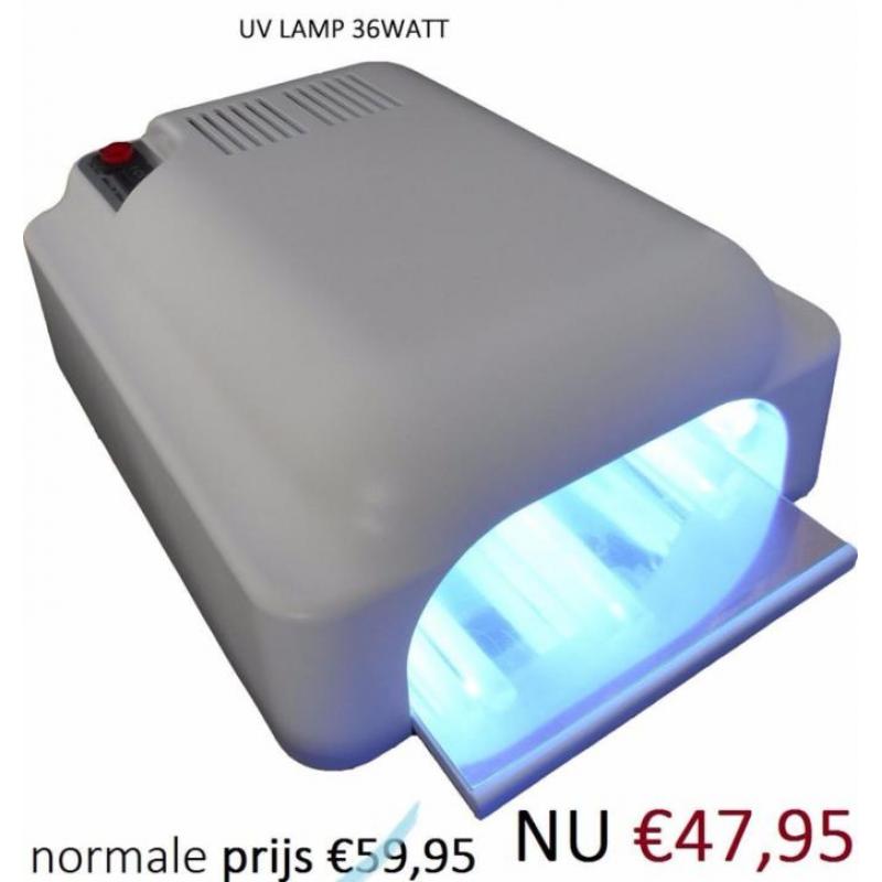 Gellak Gel nagels UV LED lamp 36 watt nagelfrees tot 50%