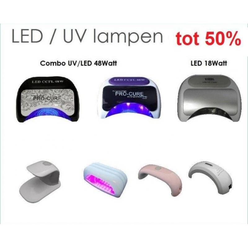Gellak Gel nagels UV LED lamp 36 watt nagelfrees tot 50%