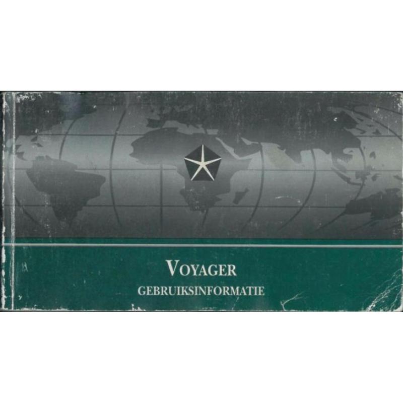 1998 Chrysler Voyager instructieboek Handleiding Nederlands