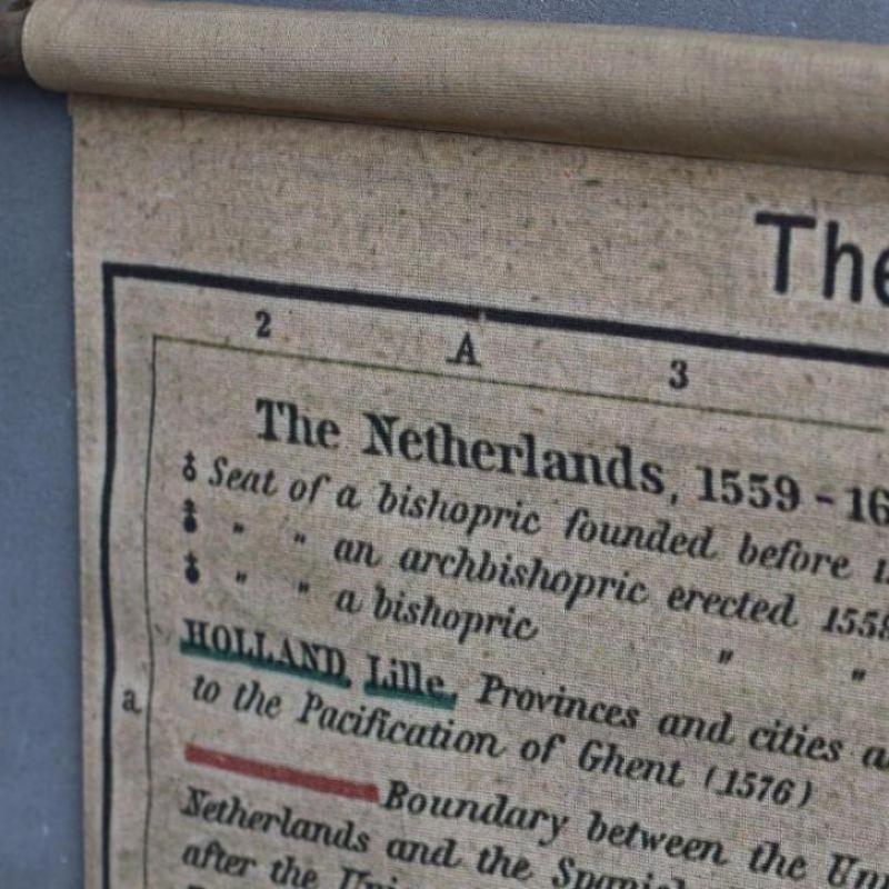 Landkaart Nederland 90 x 130 cm