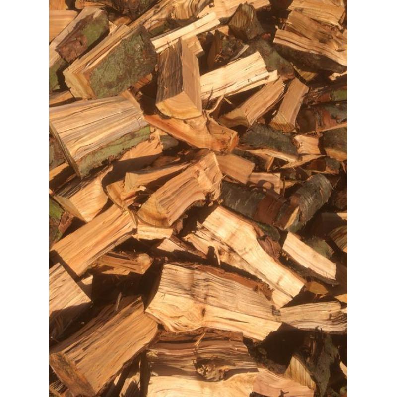 Te koop grote partij kachelhout, openhaardhout, stookhout