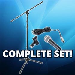 Microfoon met Standaard - Complete set *Nieuw! Met garantie*