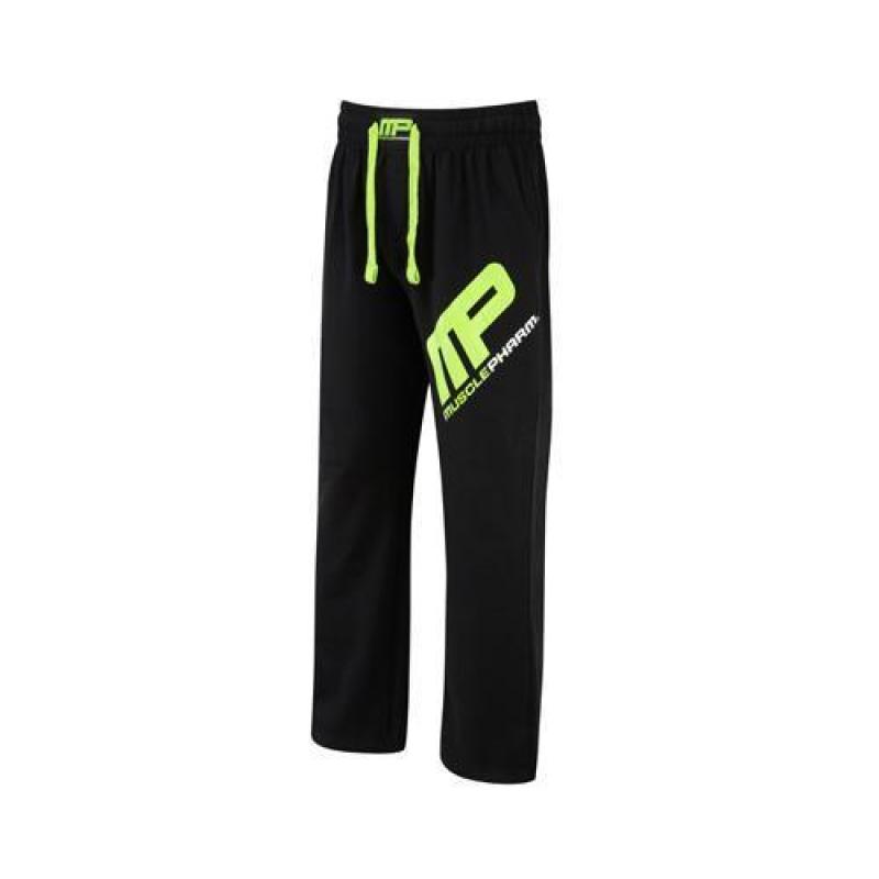 MusclePharm Sportswear Jog Pant Black Lime-Green