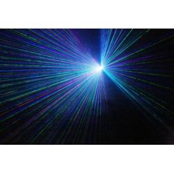 BeamZ Mega Cluster RGB laser 600mW met afstandsbediening