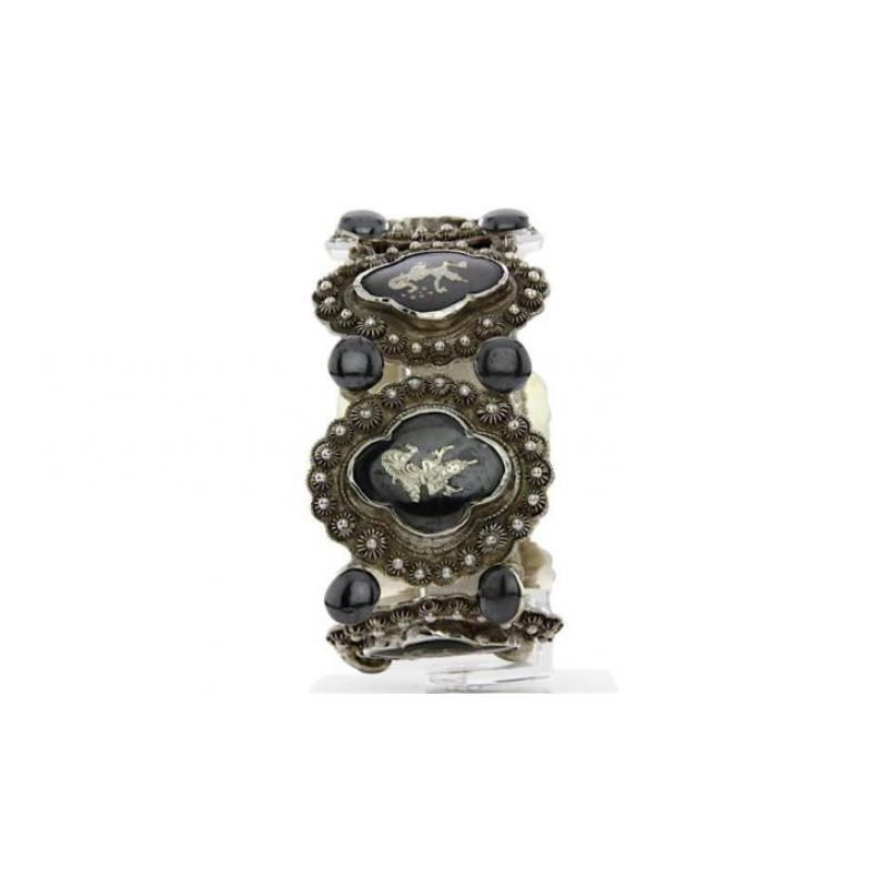 Zilveren antieke armband fantasie 835