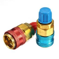 Quick Couplers Connector for Refrigerant R134a Car Automo...