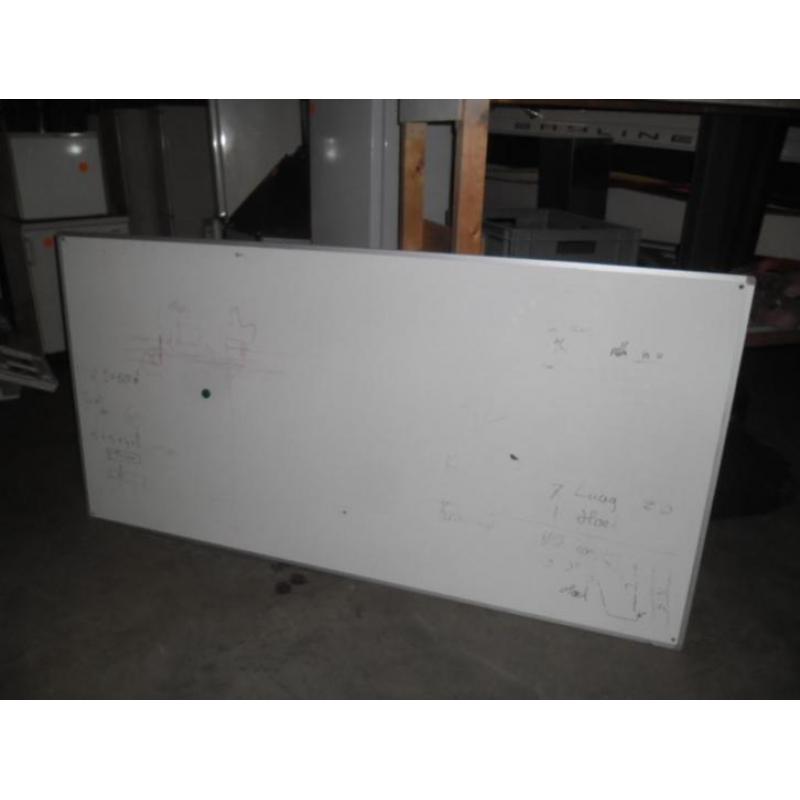 Whiteboard, diverse wihtboards,Nu ook Jumbo groot 240x120 cm