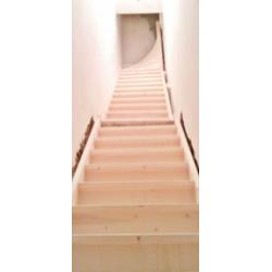 KWARTSLAG trap 70, 80 of 90 cm breed naar wens of op maat