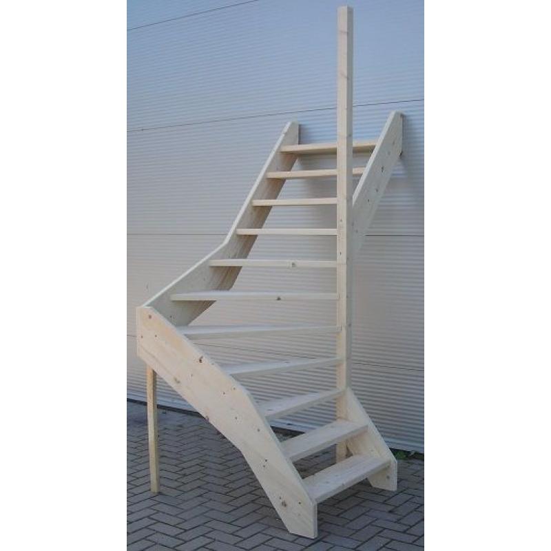 KWARTSLAG trap 70, 80 of 90 cm breed naar wens of op maat