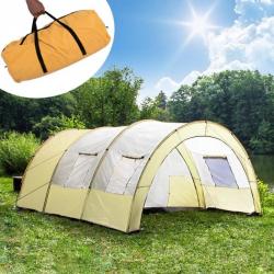 XXL camping tent waterdicht 4-6 personen beige 401688