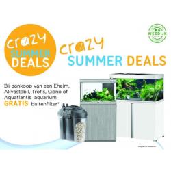Summer Deal! Aquarium met GRATIS buitenfilter bij Wesdijk