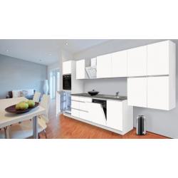 Complete keuken Meister Premium 380cm wit hoogglans