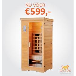Koop NU uw eigen Infraroodsauna €599,- met Gratis Levering!