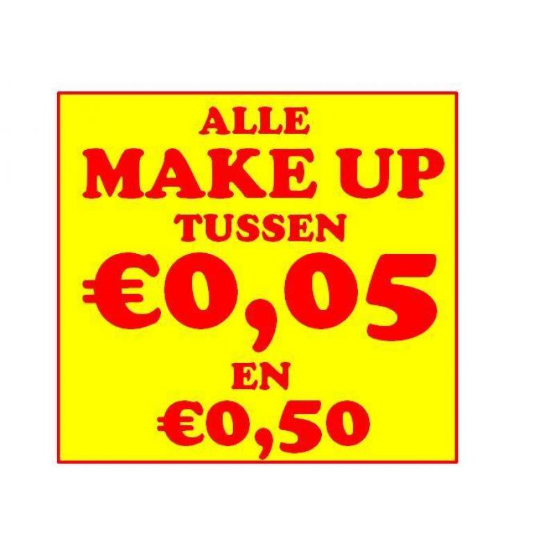 Groothandel - alle make up --- €0,05 / €0,50 --- !!!!!