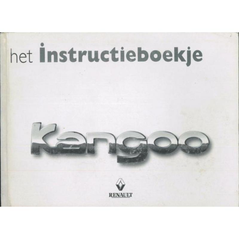 1998 Renault Kangoo Instructieboekje Handleiding Nederlands