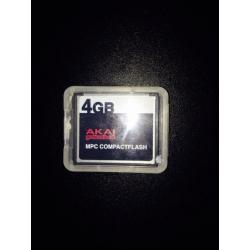 Akai mpc 4gb compact flash card