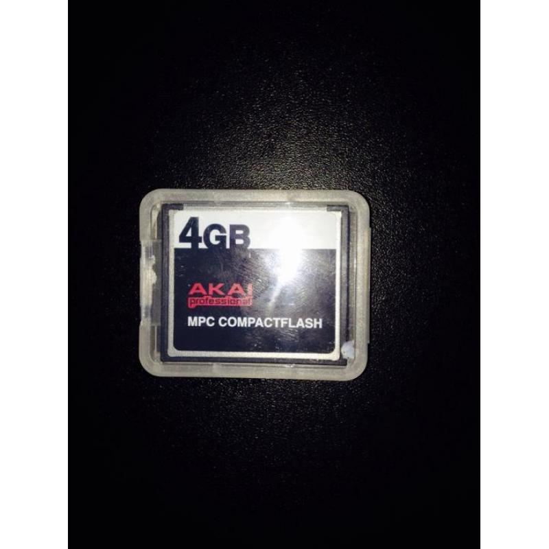 Akai mpc 4gb compact flash card