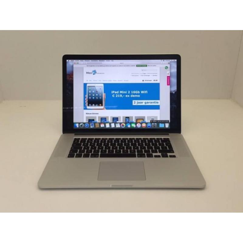 MacXL: MacBook Pro 15" Retina i7 2,3 GHz - 16 GB - 256GB SSD