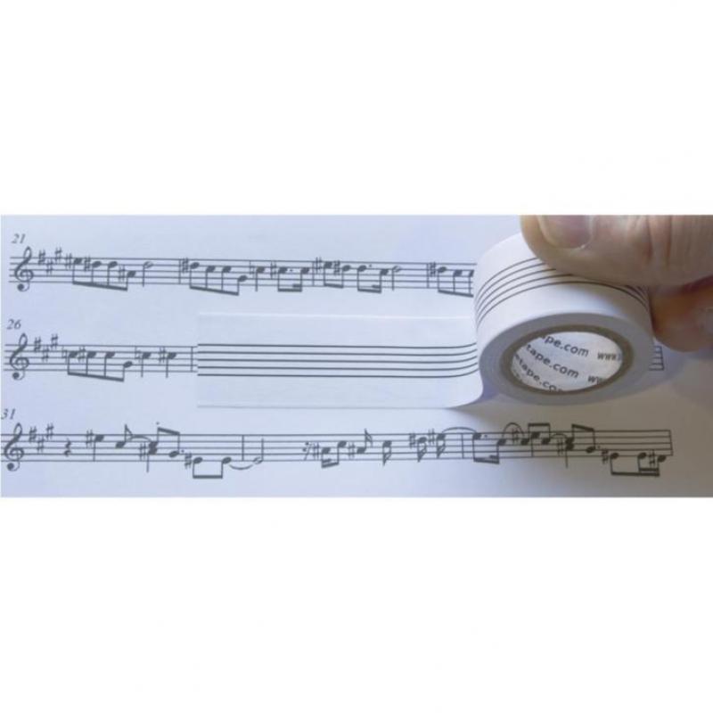 Notenbalktape... handig hulpmiddeltje voor alle muzikanten!