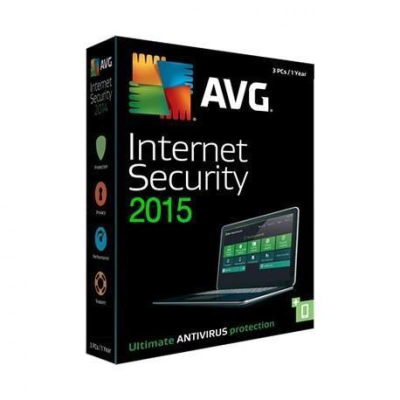 AVG Internet Security 2015 5 computers (2 years)