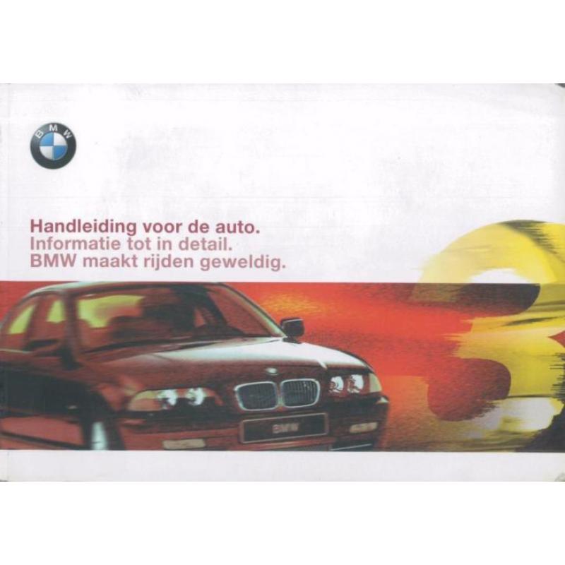 1998 BMW 3 serie E46 Sedan instructieboekje Nederlands!