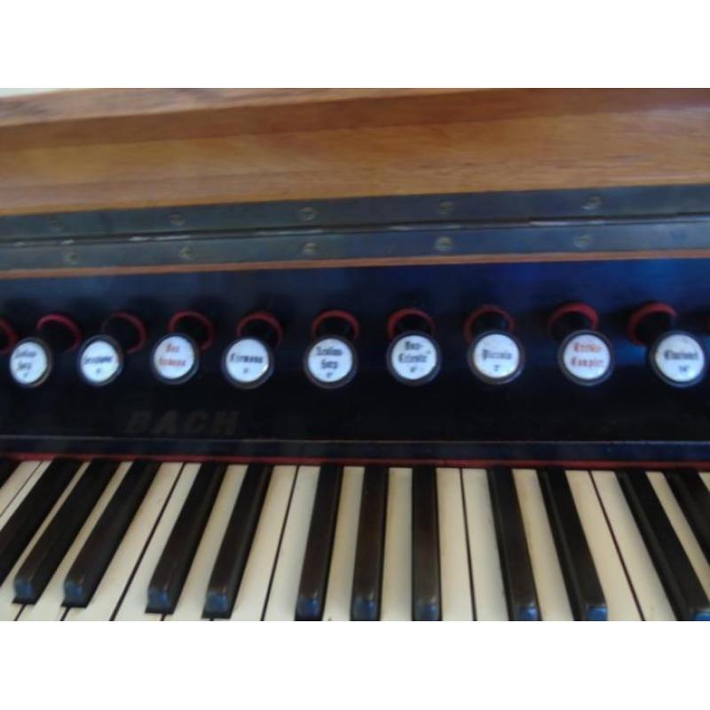 uniek harmonium, 24 registers, 5½ speels