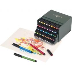 Nuoffice.nl Brush pen alle kleuren los en box Faber castell