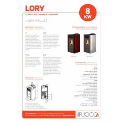 Pelletkachel Punto Fuoco Lory 8kW -/- €500 subsidie = €399