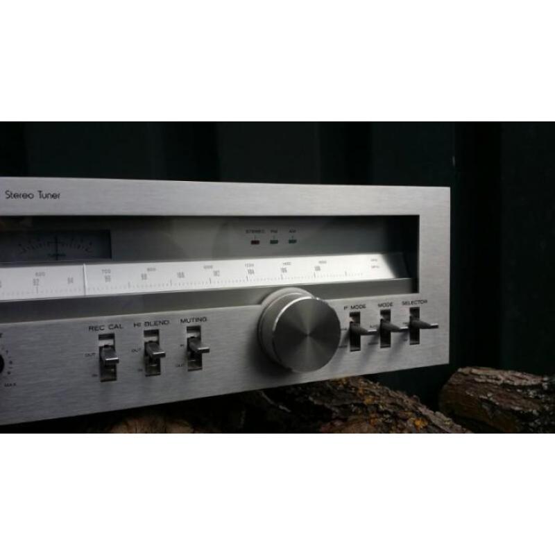 Teac vintage tuner model tx-500 am-fm stereo tuner silver!
