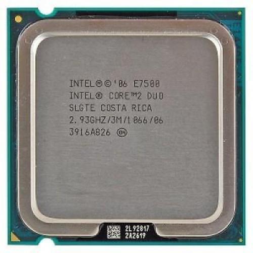 Intel core 2 duo E7500 (Gebruikte CPU, CPU)