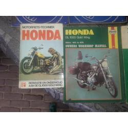 Honda Goldwing werkplaatshandboeken, gebruikers handleiding