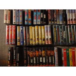 690 stuks VHS videobanden, privécollectie