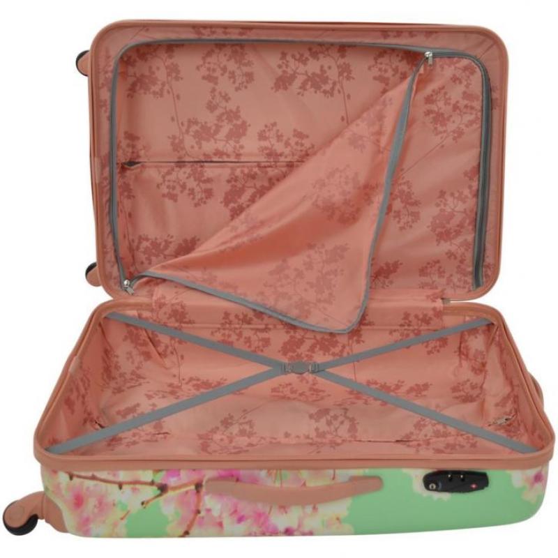 CarryOn Bloesem Koffers 2- delige kofferset met TSA slot