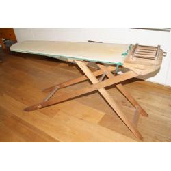 antiek houten strijkplank