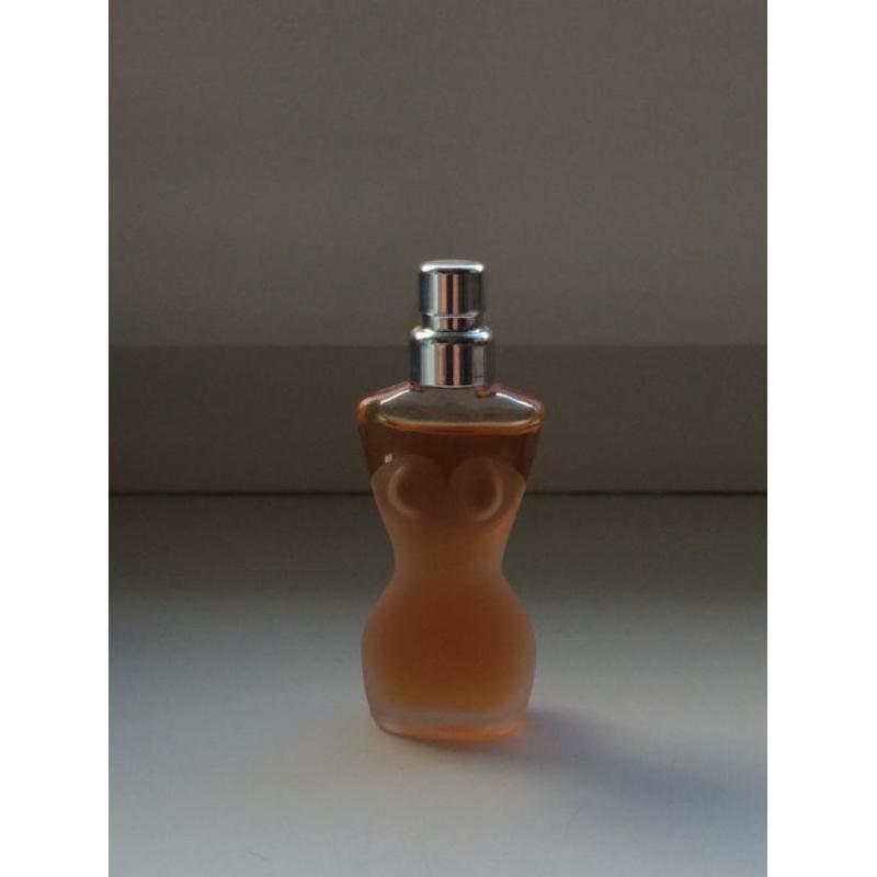 Miniatuur parfumflesje ( vrouwenbuste)