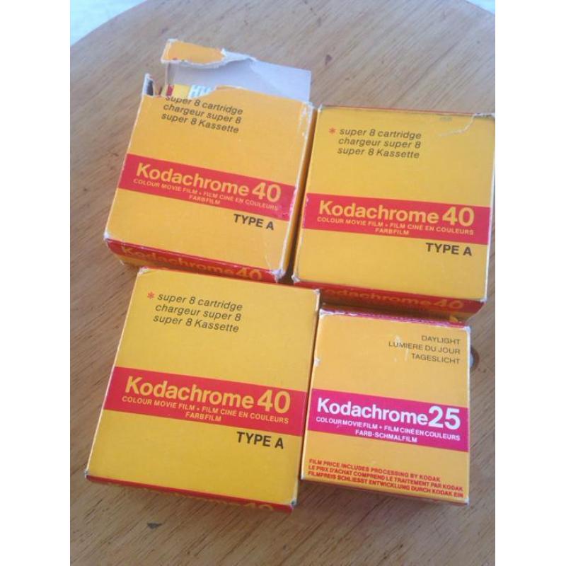 Kodak film kodachrome 25 en kodachrome 40