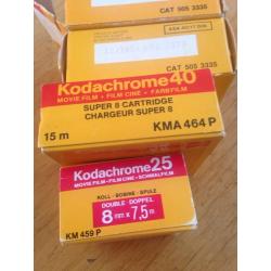 Kodak film kodachrome 25 en kodachrome 40