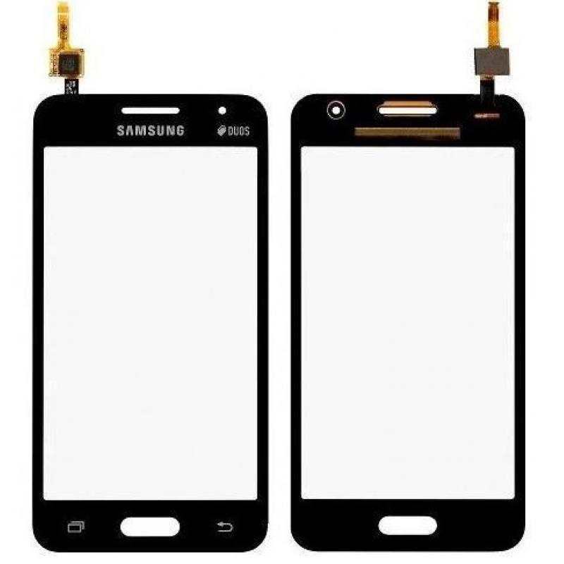 Touchscreen met display glas Samsung Galaxy Core 2 zwart
