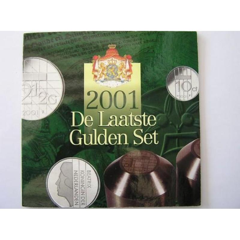 2001 Nederland laatste gulden set