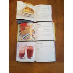 3 handige kookboeken, met elk 500 recepten
