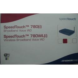 SpeedTouch ST780 WL(I) WiFi Router met IP telefonie, nieuw.