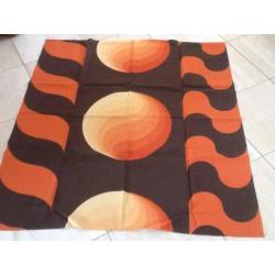 Retro Stof Bruin-Oranje 120 x 130 cm